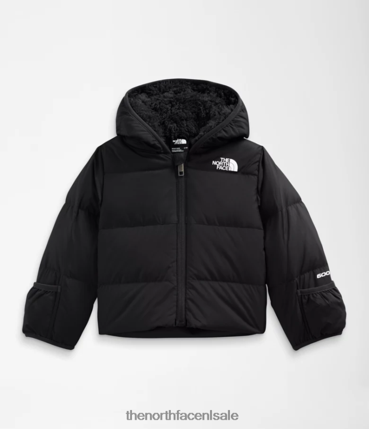 Baby North-down jas met capuchon The North Face P464ZN764 kleding tn zwart