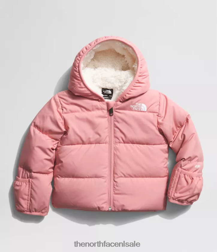 Baby North-down jas met capuchon The North Face P464ZN765 kleding schaduwrijke roos