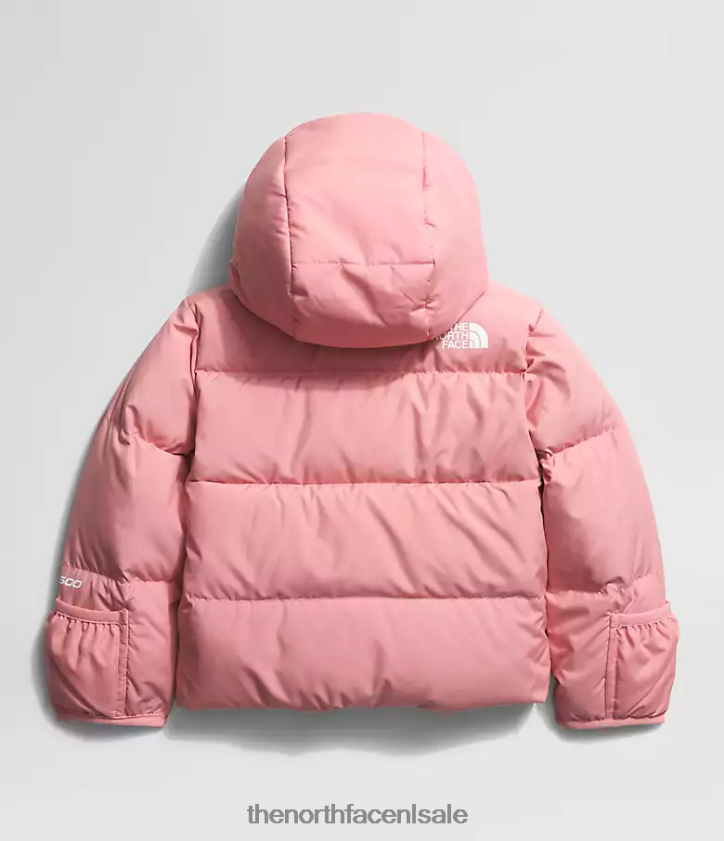 Baby North-down jas met capuchon The North Face P464ZN765 kleding schaduwrijke roos
