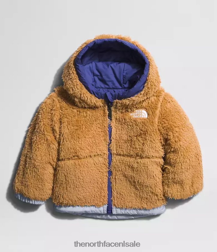 Baby Omkeerbaar MT Chimbo jack met capuchon en volledige ritssluiting The North Face P464ZN866 kleding stoffige maagdenpalm