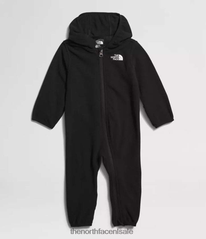 Baby gletsjer uit één stuk The North Face P464ZN1111 kleding tn zwart