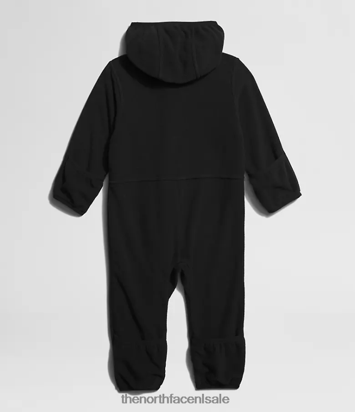 Baby gletsjer uit één stuk The North Face P464ZN1111 kleding tn zwart