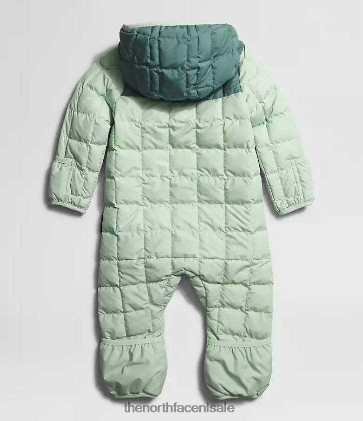 Baby thermobal uit één stuk The North Face P464ZN694 kleding mistige salie