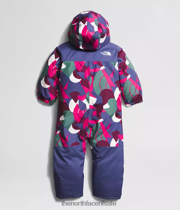 Baby vrijheid sneeuwpak The North Face P464ZN275 kleding Dhr roze grote abstracte print