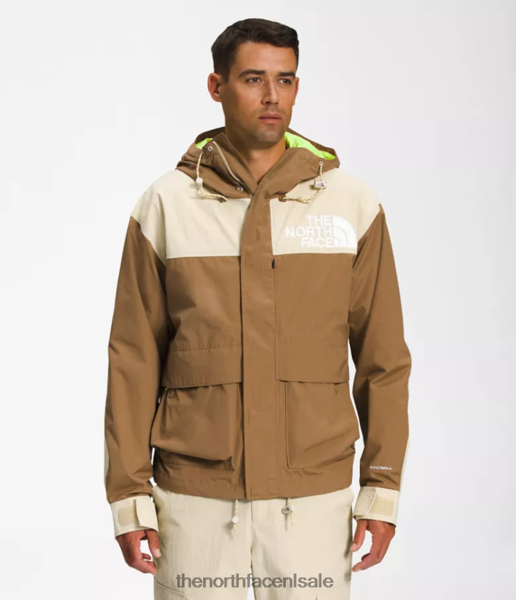 Heren 86 low-fi hi-tek bergjas The North Face P464ZN204 kleding nutsbruin/grind