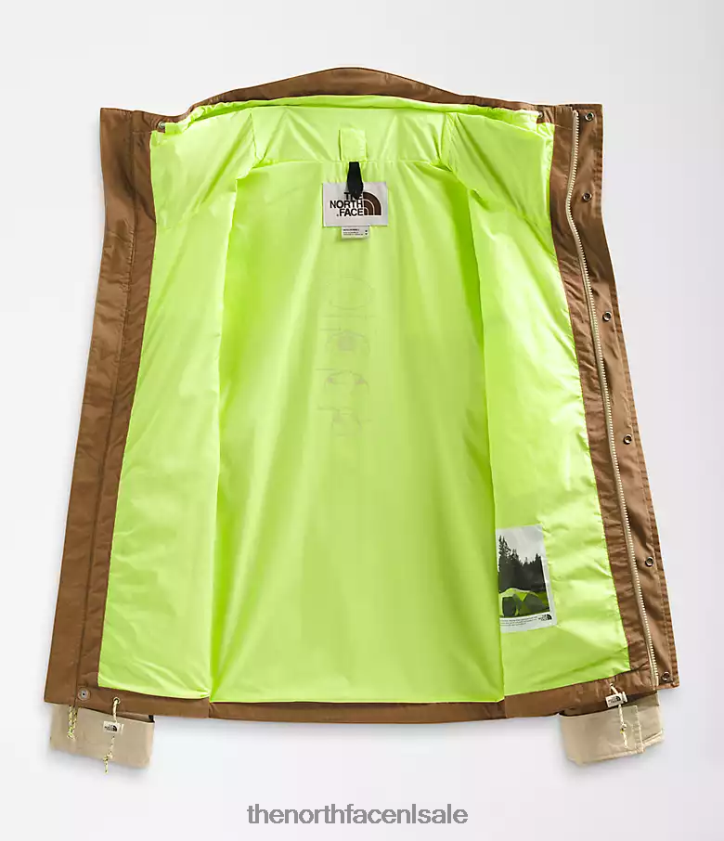 Heren 86 low-fi hi-tek bergjas The North Face P464ZN204 kleding nutsbruin/grind