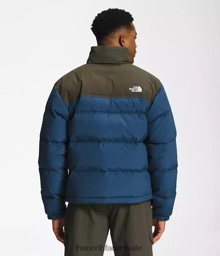 Heren 92 low-fi hi-tek-nuptse The North Face P464ZN826 kleding schaduwblauw/nieuw taupegroen