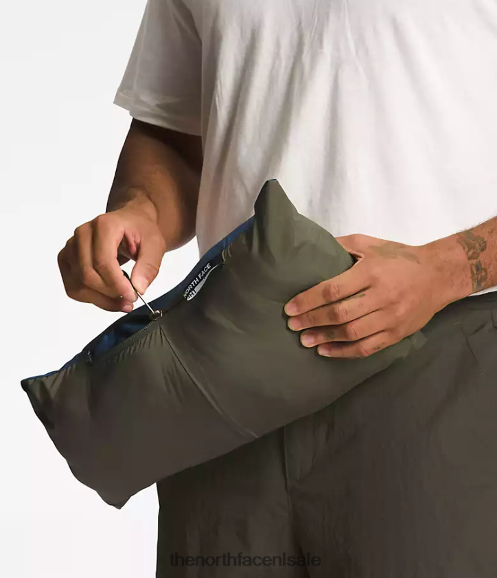 Heren 92 low-fi hi-tek-nuptse The North Face P464ZN826 kleding schaduwblauw/nieuw taupegroen