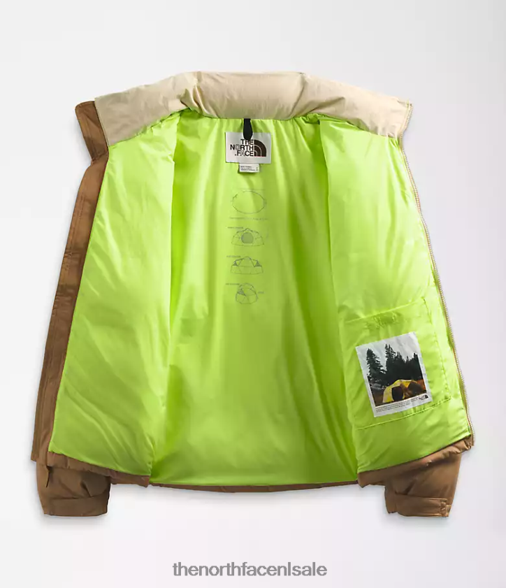 Heren 92 low-fi hi-tek-nuptse The North Face P464ZN827 kleding nutsbruin/grind