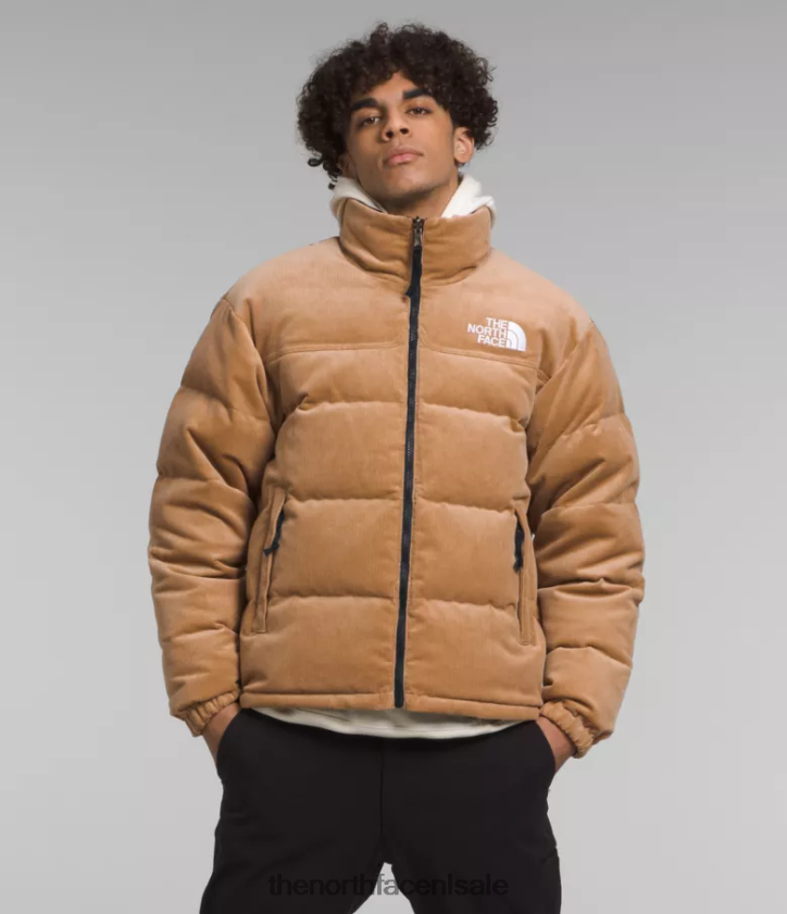 Heren 92 omkeerbaar nuptse jasje The North Face P464ZN1203 kleding amandelboter/tnf zwart