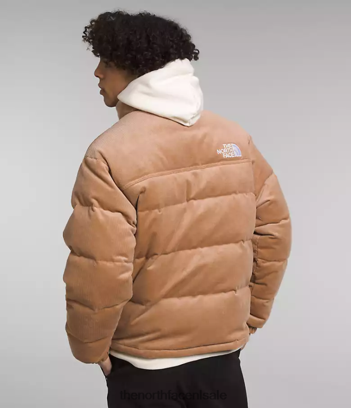 Heren 92 omkeerbaar nuptse jasje The North Face P464ZN1203 kleding amandelboter/tnf zwart