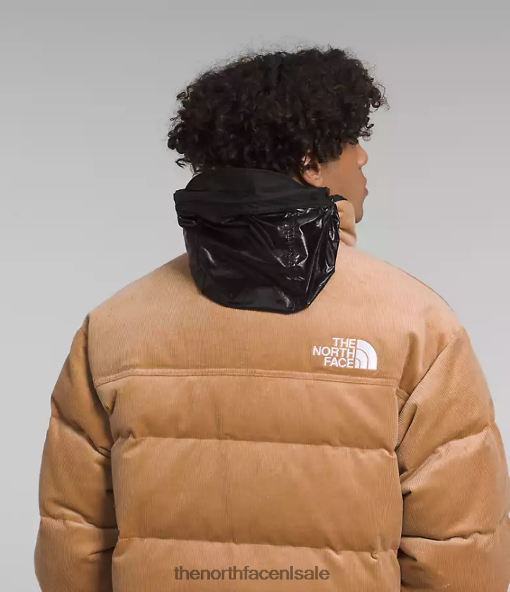 Heren 92 omkeerbaar nuptse jasje The North Face P464ZN1203 kleding amandelboter/tnf zwart