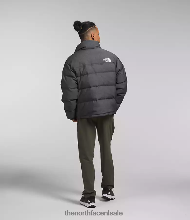 Heren 92 omkeerbaar nuptse jasje The North Face P464ZN1204 kleding tnf zwarte denim