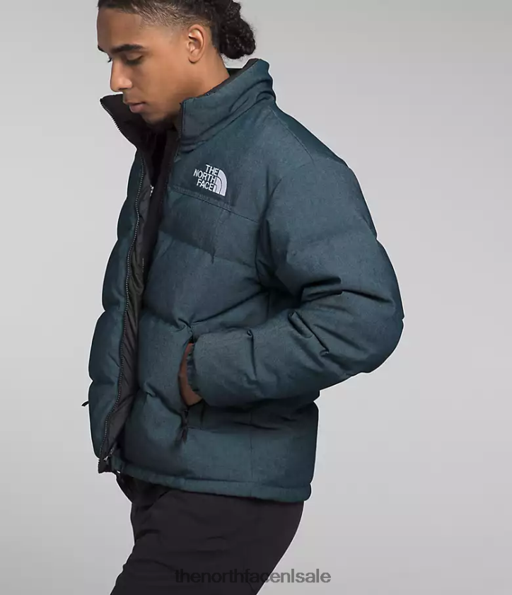Heren 92 omkeerbaar nuptse jasje The North Face P464ZN1205 kleding denimblauw/tnf zwart