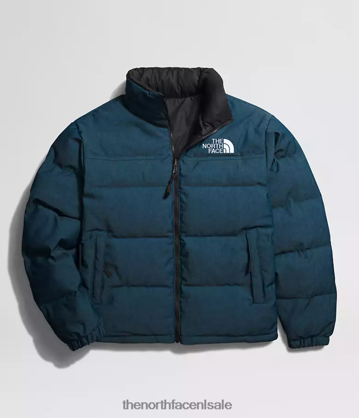 Heren 92 omkeerbaar nuptse jasje The North Face P464ZN1205 kleding denimblauw/tnf zwart