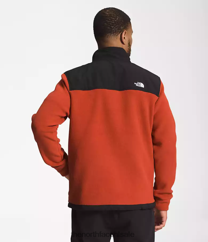 Heren Alpine Polartec 200 jack met volledige ritssluiting The North Face P464ZN541 kleding verroest brons/tnf zwart