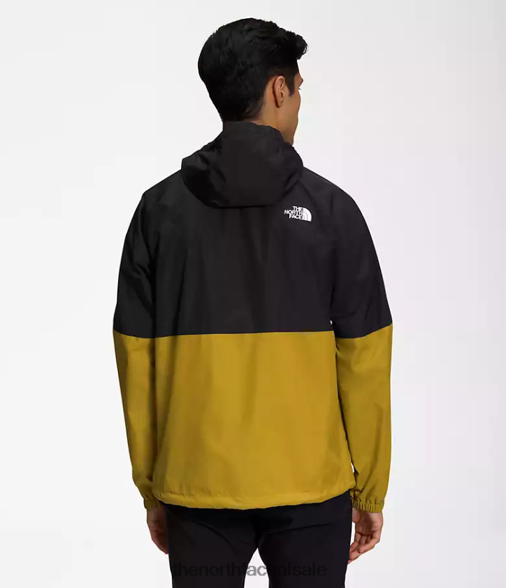 Heren Antora regenhoodie The North Face P464ZN1196 kleding tnf zwart/mineraal goud