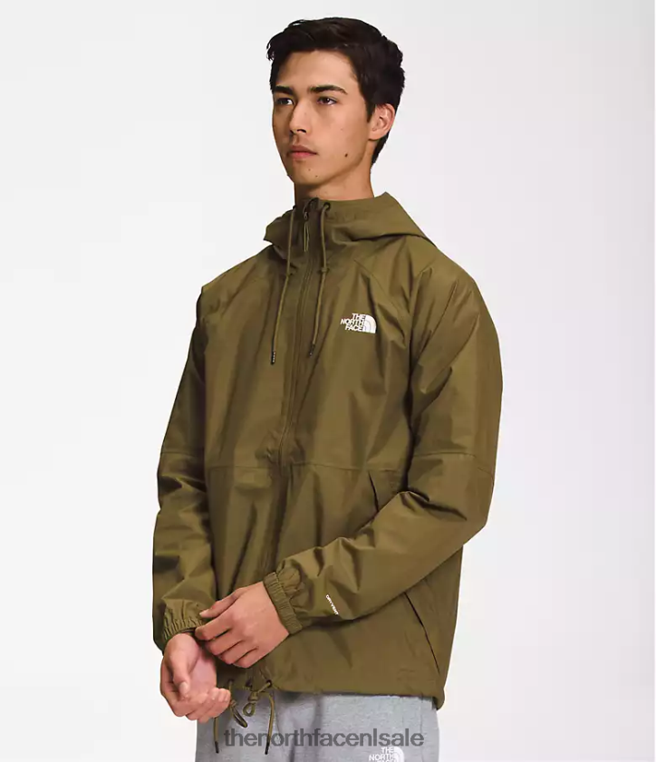 Heren Antora regenhoodie The North Face P464ZN1197 kleding militaire olijf
