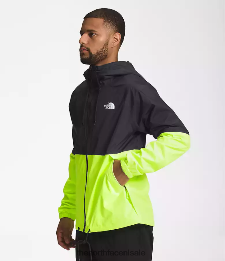 Heren Antora regenhoodie The North Face P464ZN1198 kleding tnf zwart/led geel