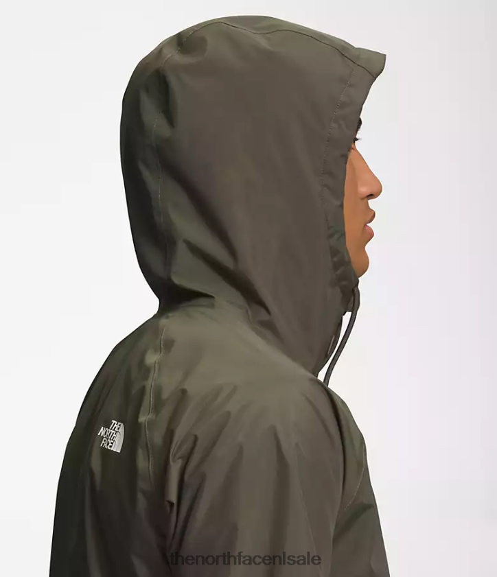 Heren Antora regenhoodie The North Face P464ZN1202 kleding nieuw taupegroen/diep grasgroen