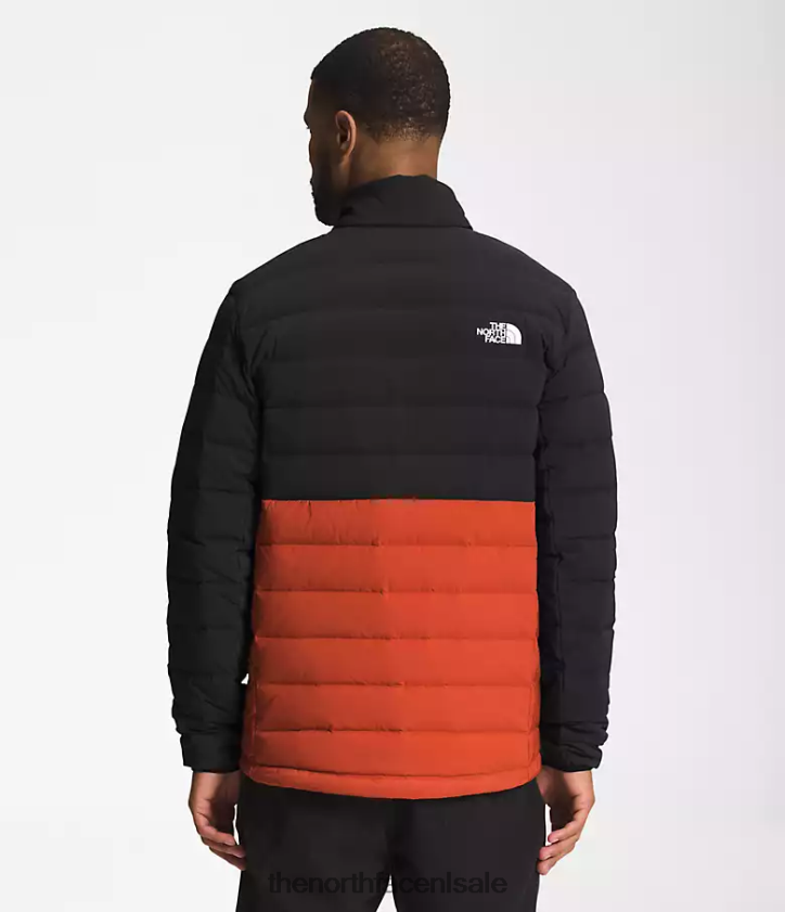 Heren Belleview stretch donsjack The North Face P464ZN649 kleding tnf zwart/geroest brons