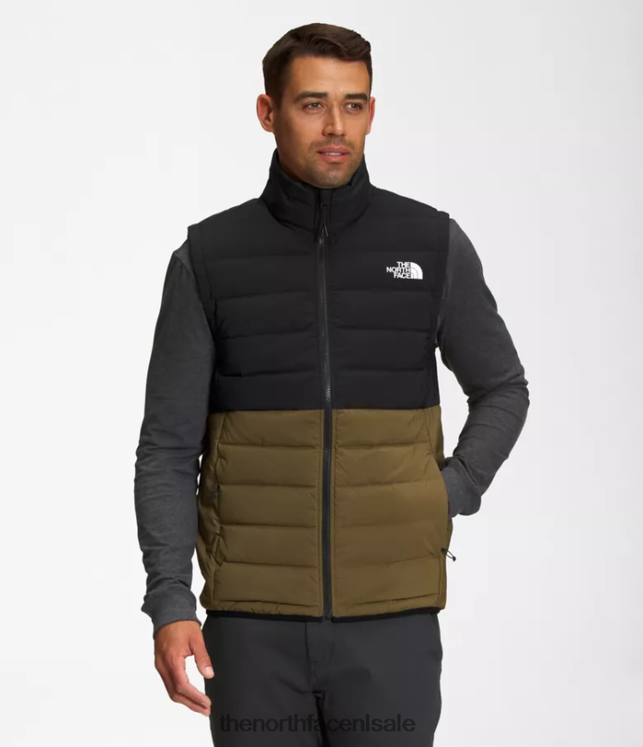 Heren Belleview stretchvest The North Face P464ZN1032 kleding tnf zwart/militair olijfgroen