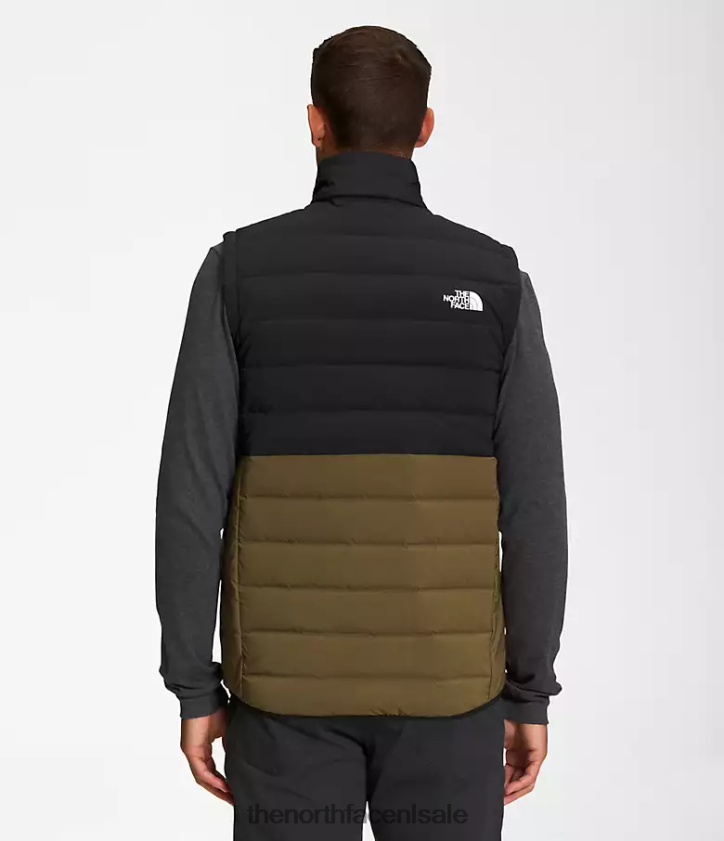 Heren Belleview stretchvest The North Face P464ZN1032 kleding tnf zwart/militair olijfgroen