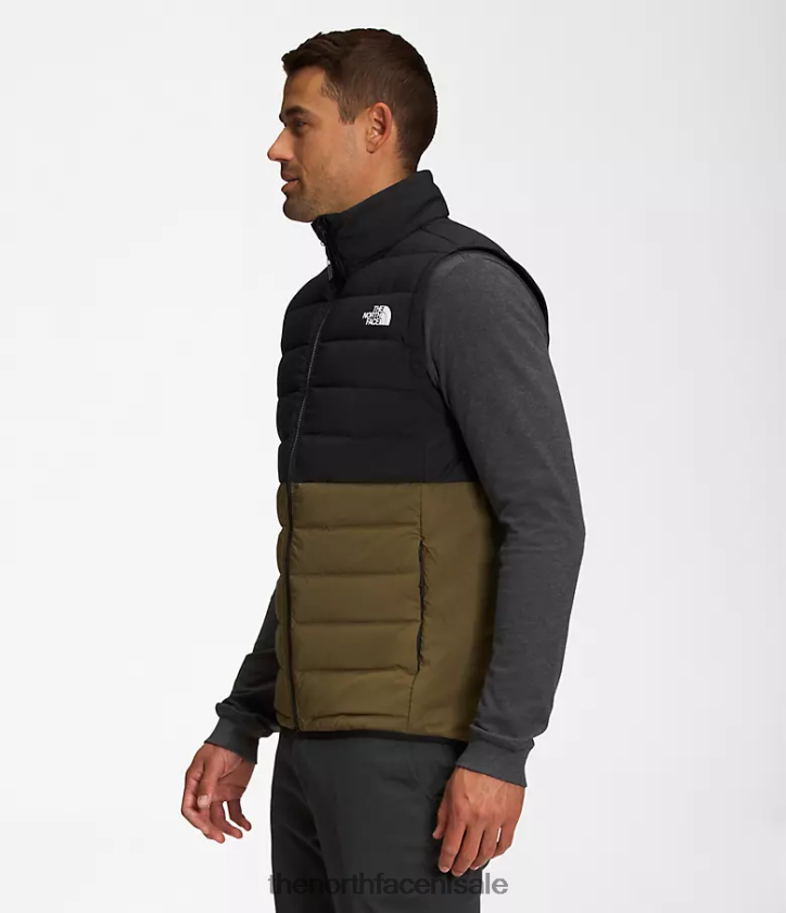 Heren Belleview stretchvest The North Face P464ZN1032 kleding tnf zwart/militair olijfgroen