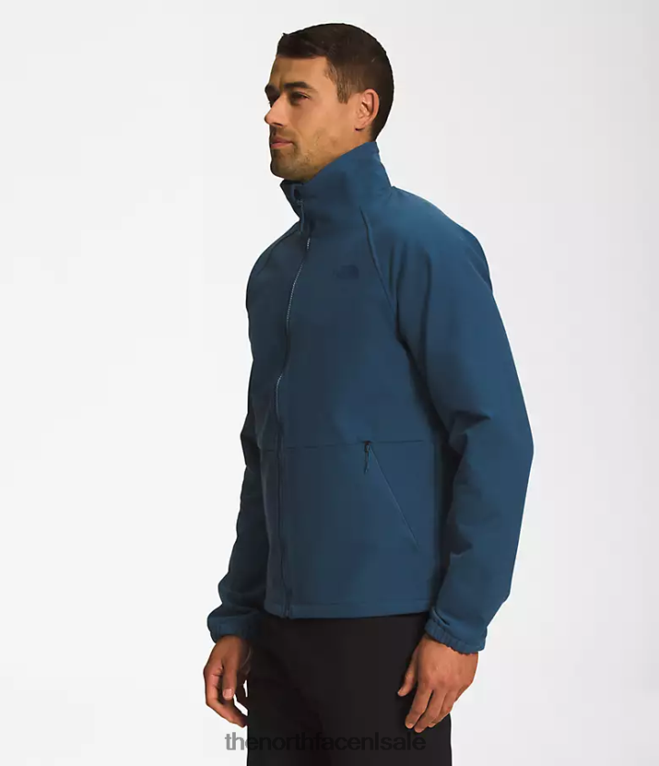 Heren Camden softshell-jack The North Face P464ZN481 kleding schaduwblauwe donkere heide