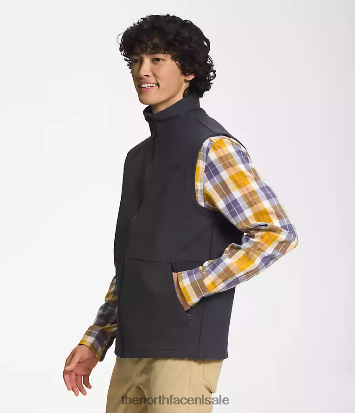 Heren Camden softshell-vest The North Face P464ZN644 kleding asfaltgrijs donker heide