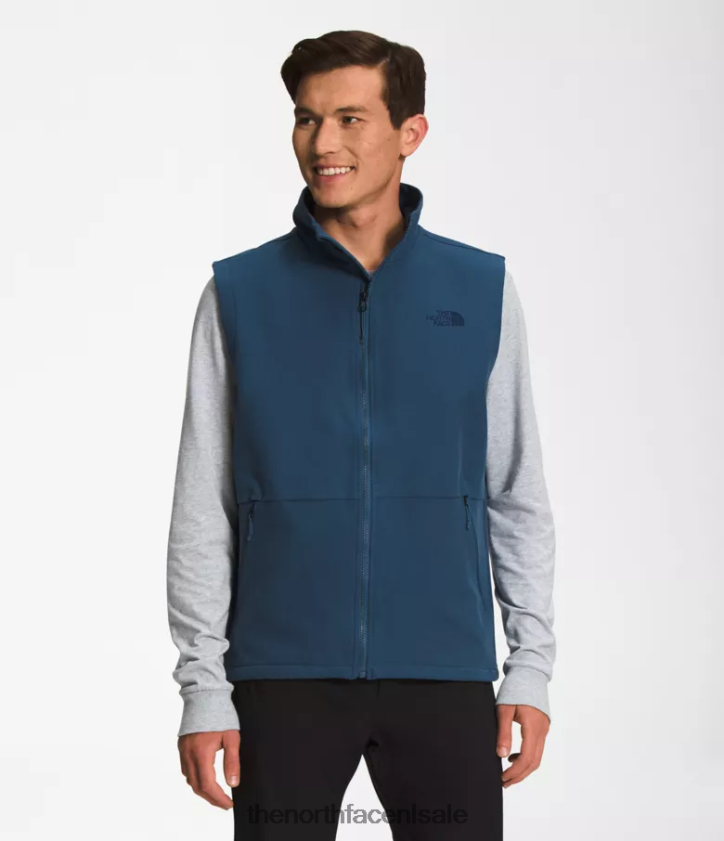 Heren Camden softshell-vest The North Face P464ZN645 kleding schaduwblauwe donkere heide
