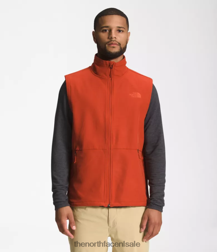 Heren Camden softshell-vest The North Face P464ZN646 kleding verroest brons donker heide