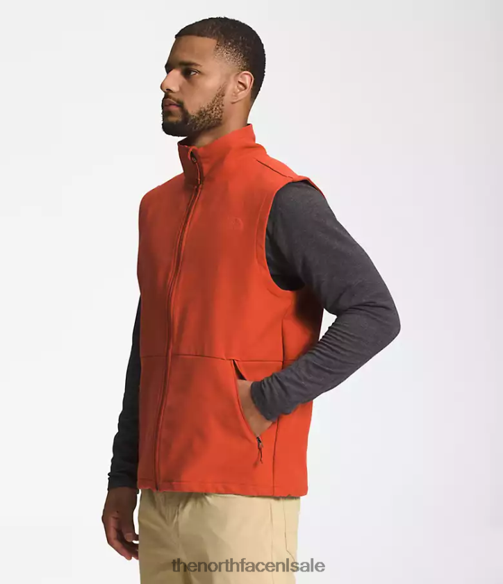 Heren Camden softshell-vest The North Face P464ZN646 kleding verroest brons donker heide