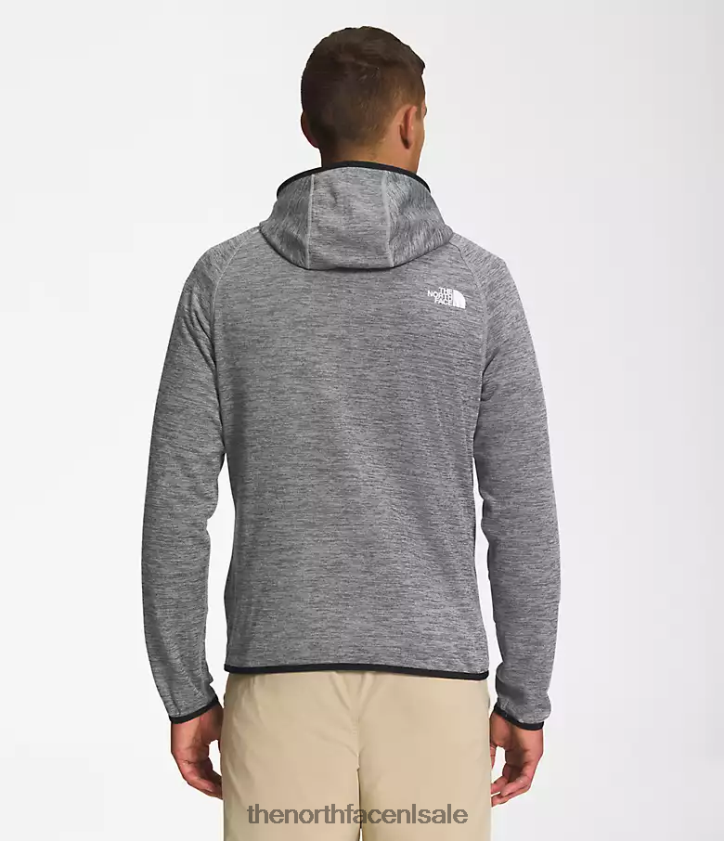 Heren Canyonlands-hoodie The North Face P464ZN922 kleding tnf middengrijs gemêleerd