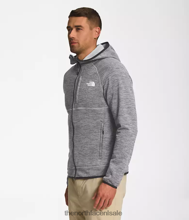 Heren Canyonlands-hoodie The North Face P464ZN922 kleding tnf middengrijs gemêleerd