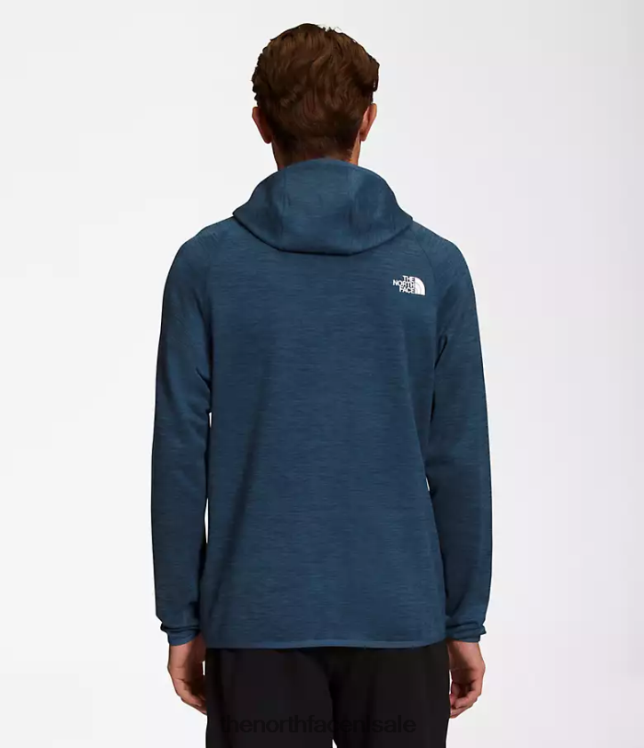 Heren Canyonlands-hoodie The North Face P464ZN923 kleding schaduwblauwe heide