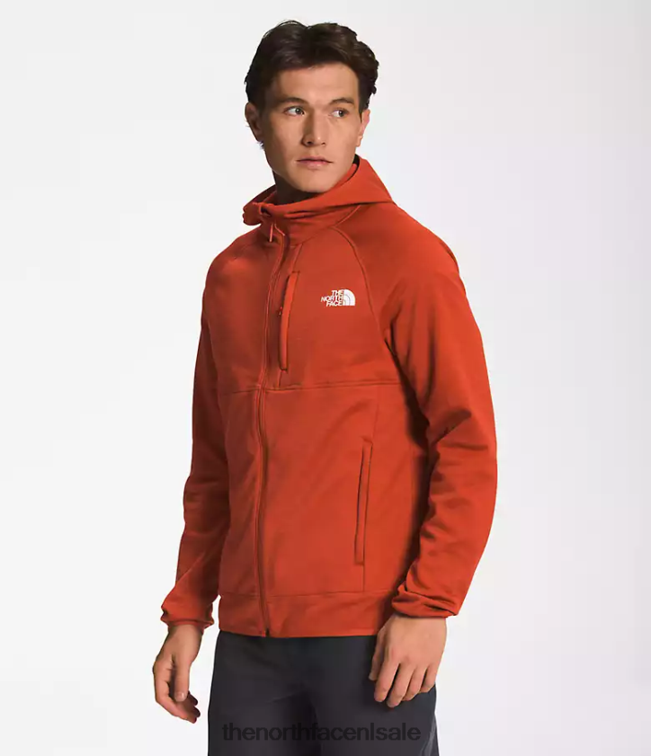 Heren Canyonlands-hoodie The North Face P464ZN925 kleding verroeste bronzen heide