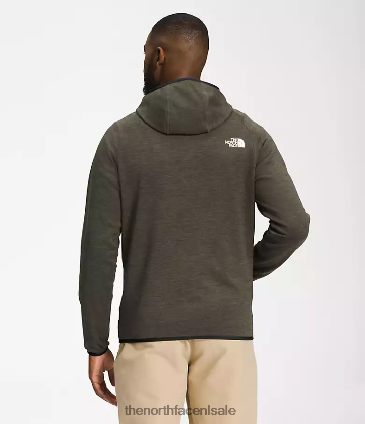 Heren Canyonlands-hoodie The North Face P464ZN926 kleding nieuwe taupe groene heide