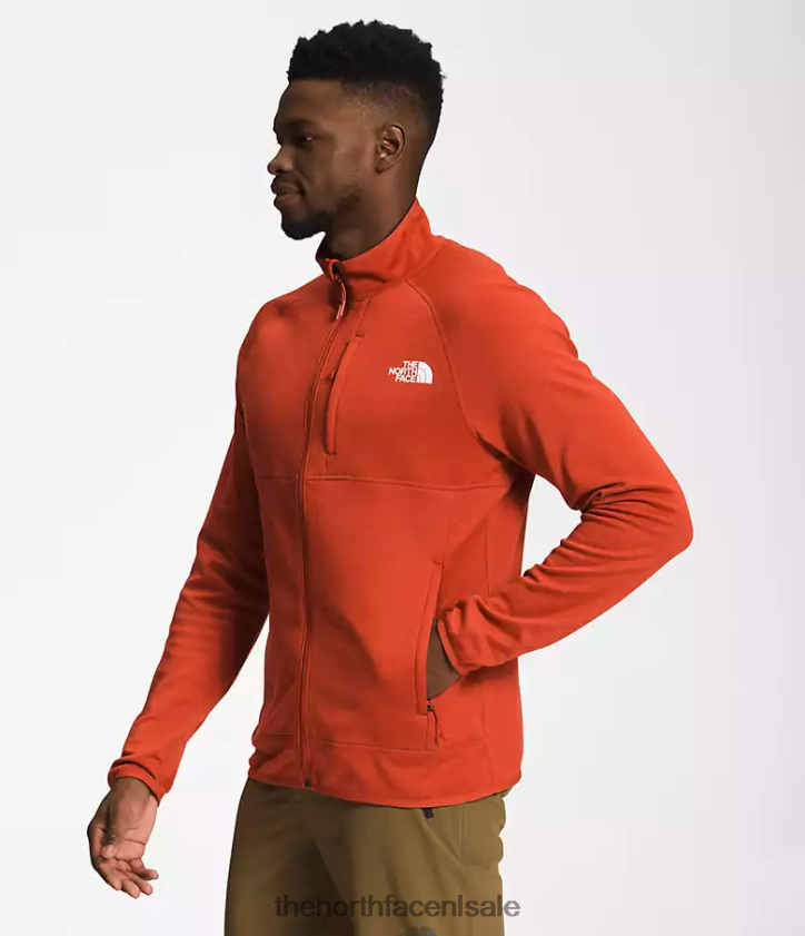 Heren Canyonlands met volledige ritssluiting The North Face P464ZN953 kleding verroeste bronzen heide
