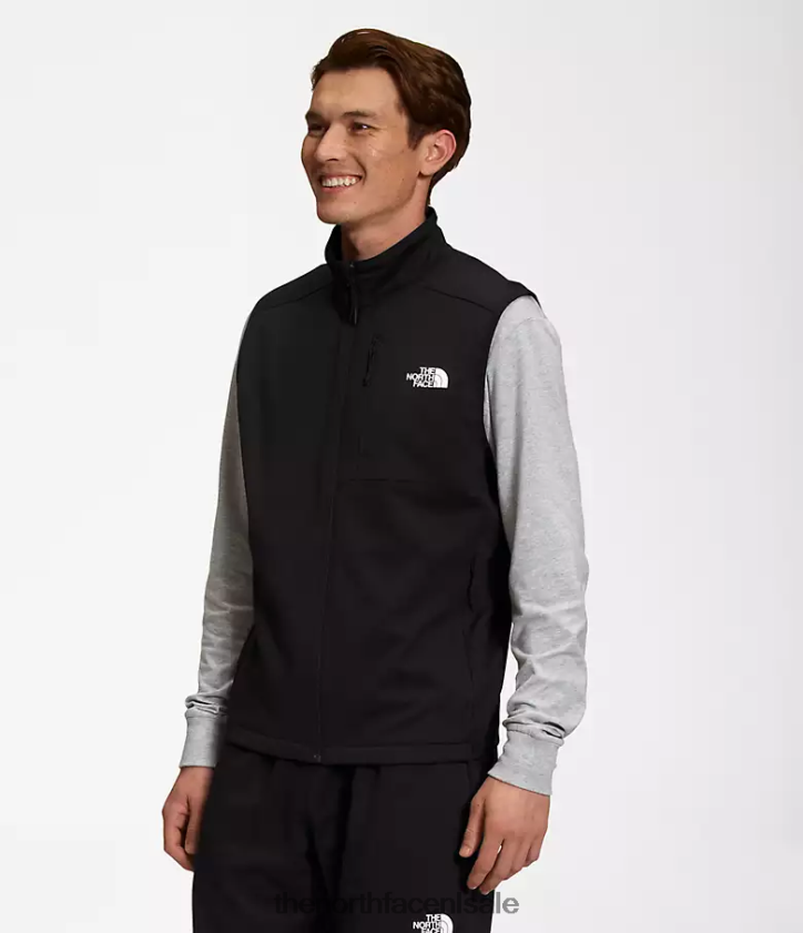 Heren Canyonlands vest The North Face P464ZN95 kleding tn zwart