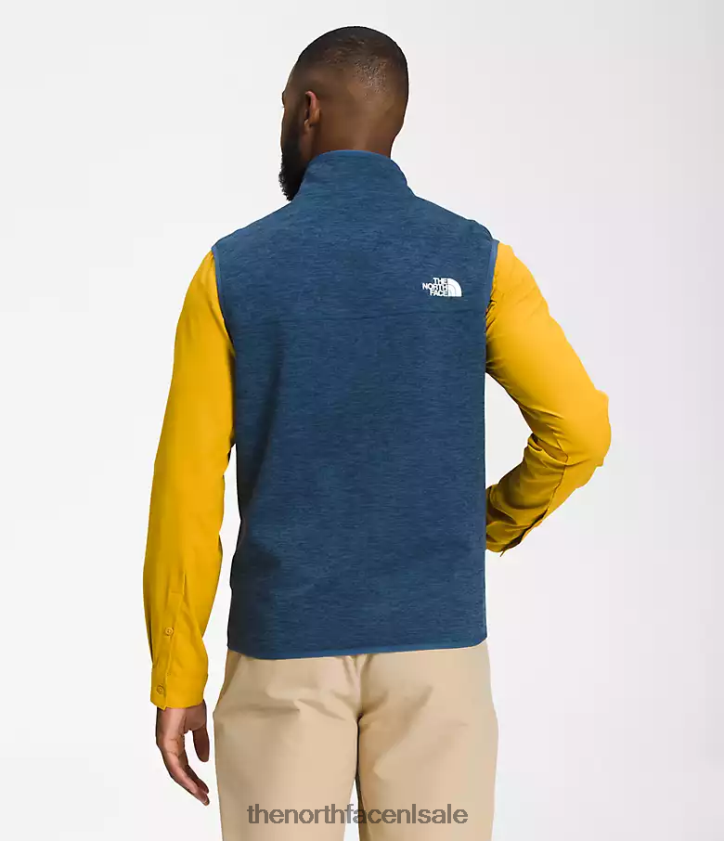 Heren Canyonlands vest The North Face P464ZN97 kleding schaduwblauwe heide