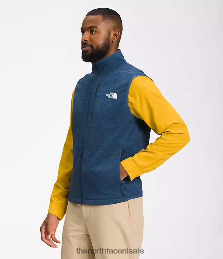 Heren Canyonlands vest The North Face P464ZN97 kleding schaduwblauwe heide