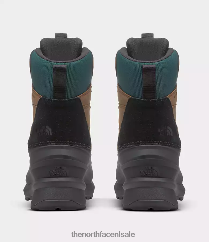 Heren Chilkat V 400 waterdichte laarzen The North Face P464ZN1267 schoenen geroosterd bruin/tnf zwart