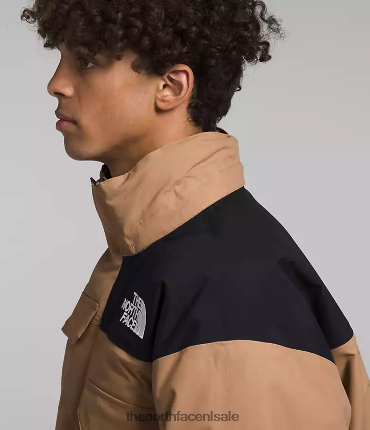 Heren Coldworks geïsoleerde parka The North Face P464ZN1242 kleding amandelboter/tnf zwart