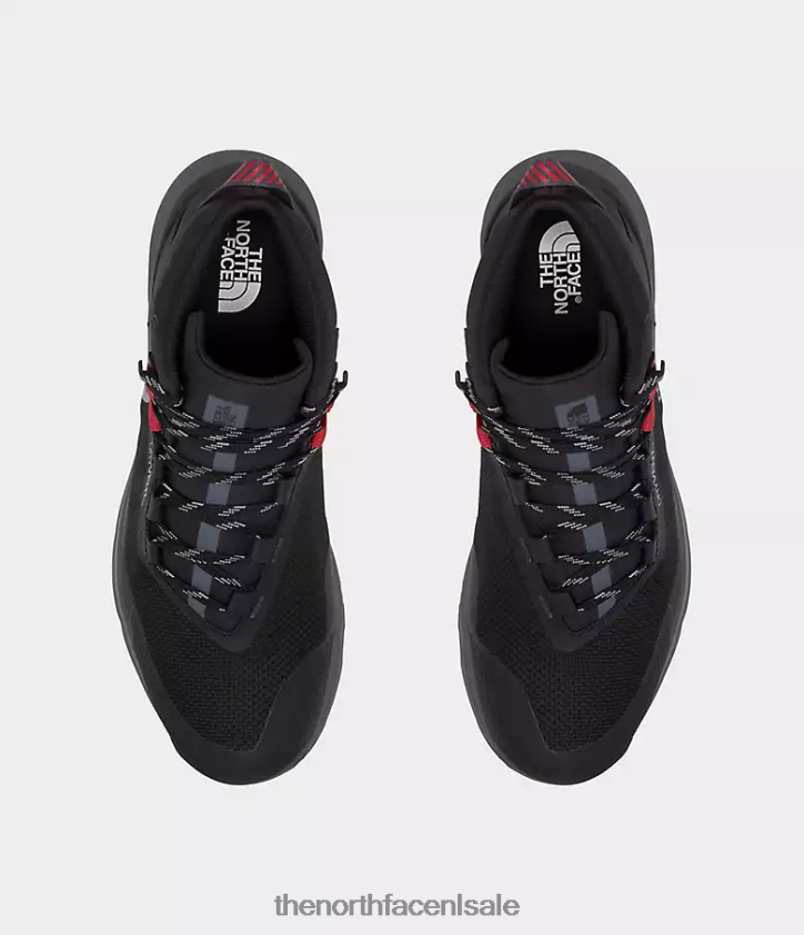 Heren Cragstone half waterdichte laarzen The North Face P464ZN38 schoenen tnf zwart/vanadisgrijs