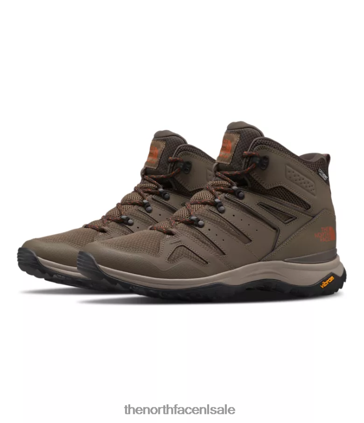 Heren Hedgehog fastpack ii mid wp-laarzen The North Face P464ZN1218 schoenen tweeledig bruin/koffiebruin