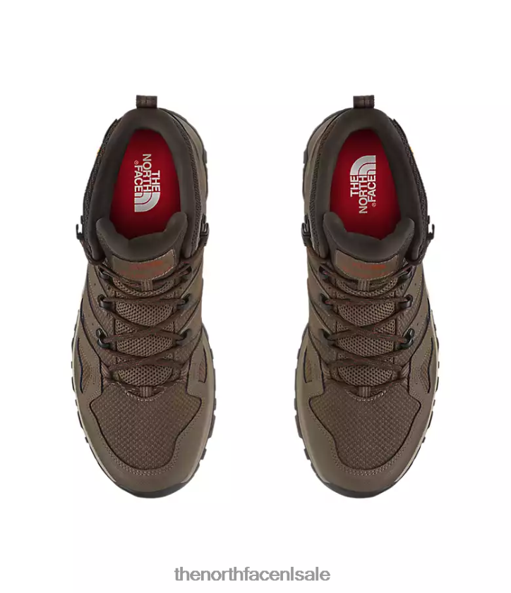 Heren Hedgehog fastpack ii mid wp-laarzen The North Face P464ZN1218 schoenen tweeledig bruin/koffiebruin