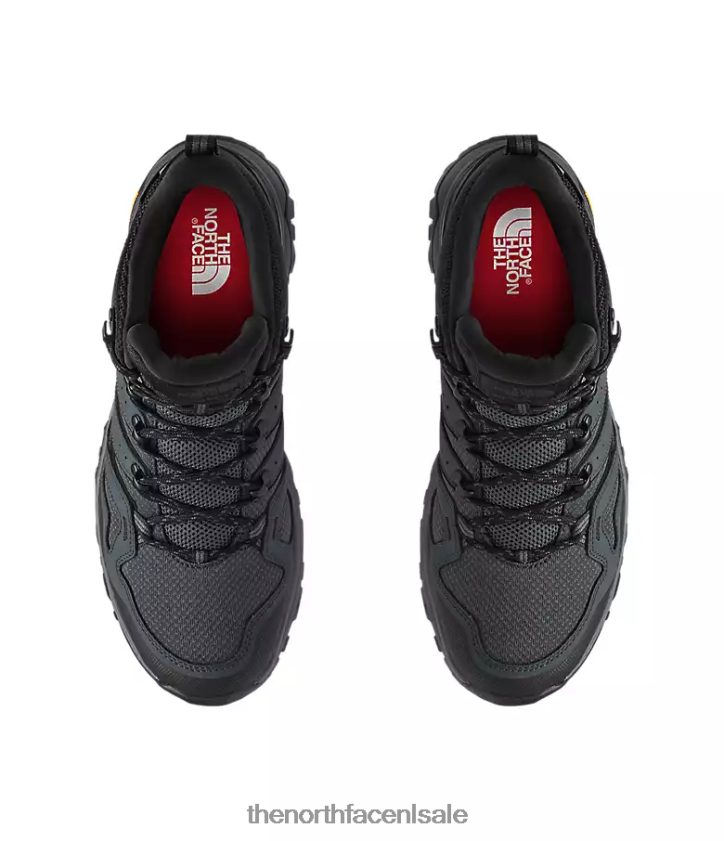 Heren Hedgehog fastpack ii mid wp-laarzen The North Face P464ZN1219 schoenen tnf zwart/donkerschaduwgrijs