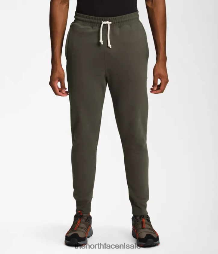 Heren Heritage patch-joggingbroek The North Face P464ZN309 kleding nieuw taupegroen