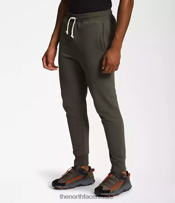 Heren Heritage patch-joggingbroek The North Face P464ZN309 kleding nieuw taupegroen